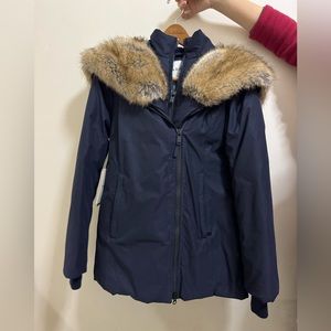 Aritzia Babaton Navy Chamonix Parka
